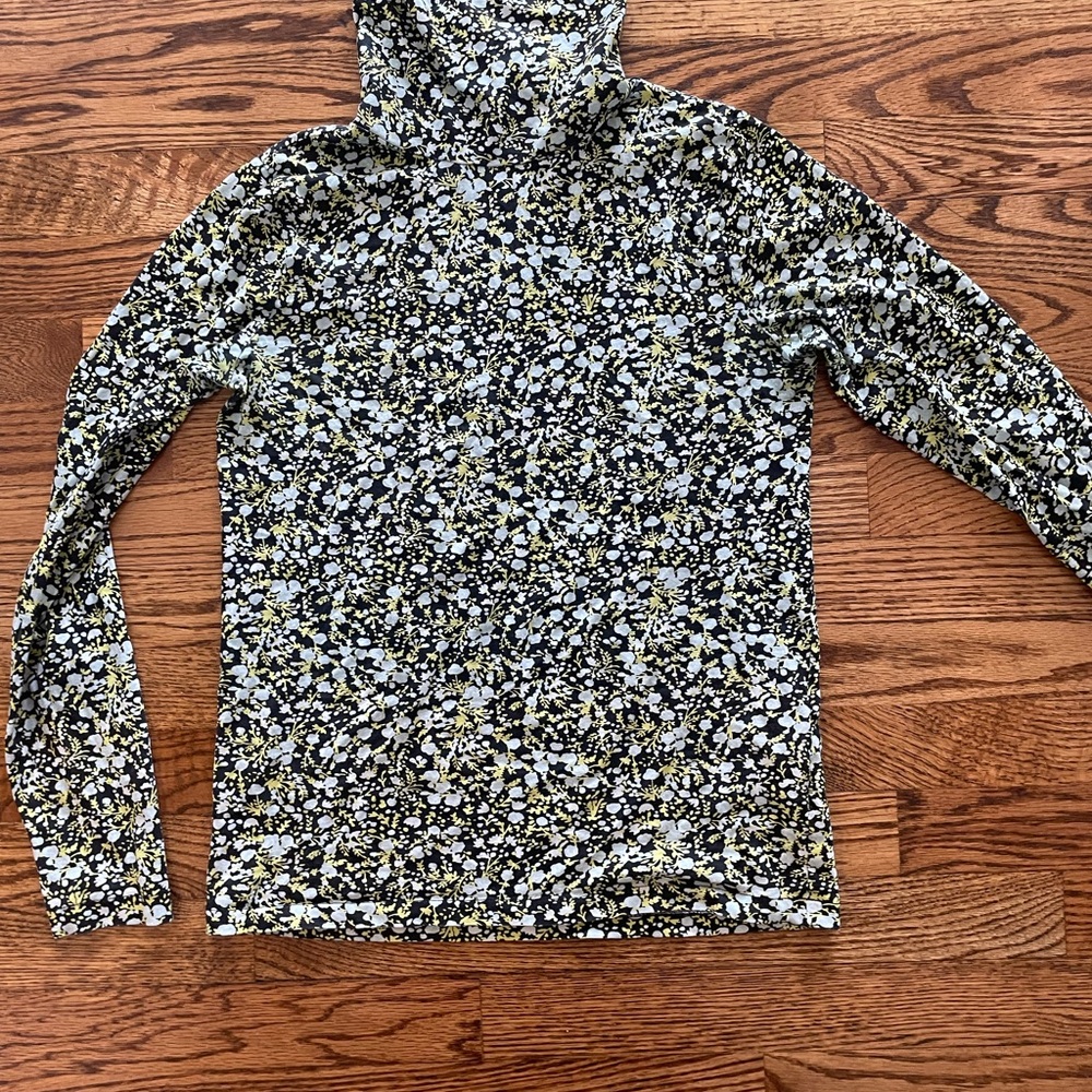 J.Crew Liberty Floral Tissue Turtleneck